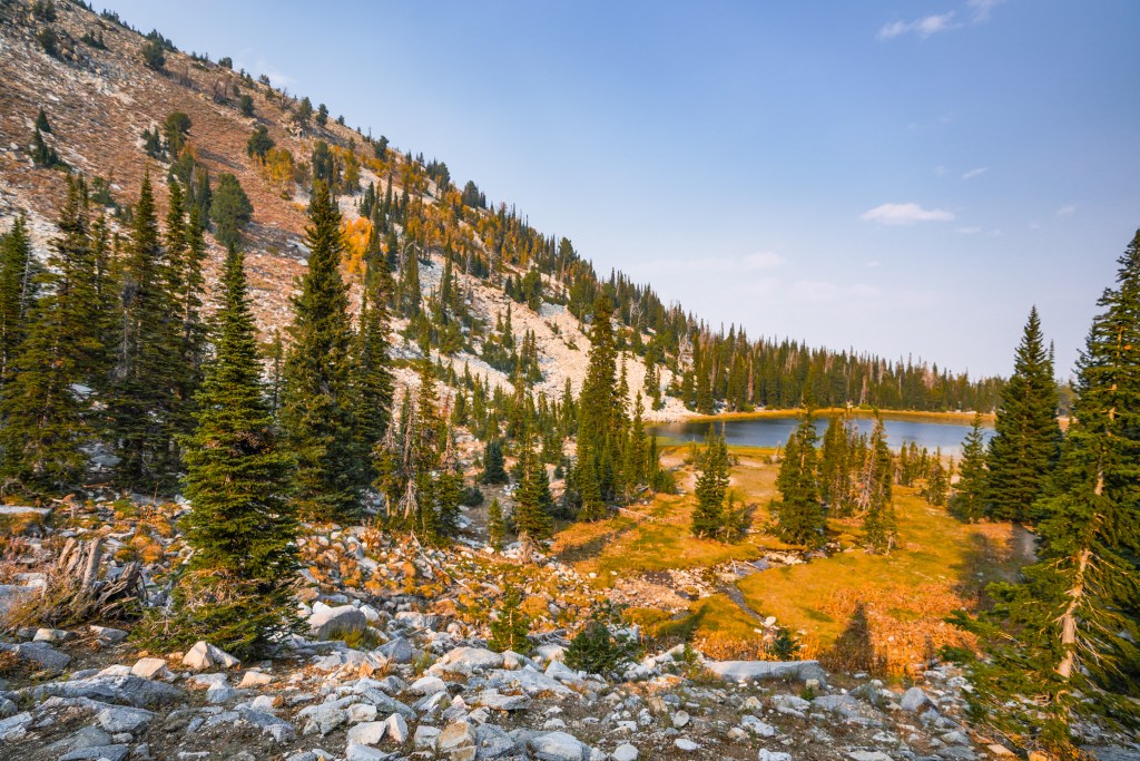 Independence Lakes in the Fall Season 