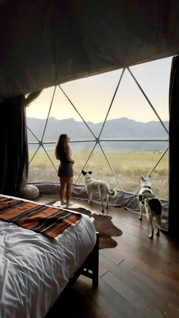 Tammah Jackson Hole Girl Standing Inside