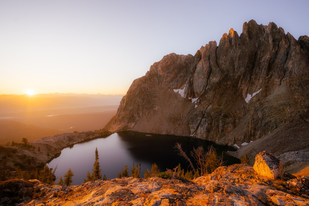 Thompson Peak Lake 9000 in Stanley Idaho by Sarah Rohrbach